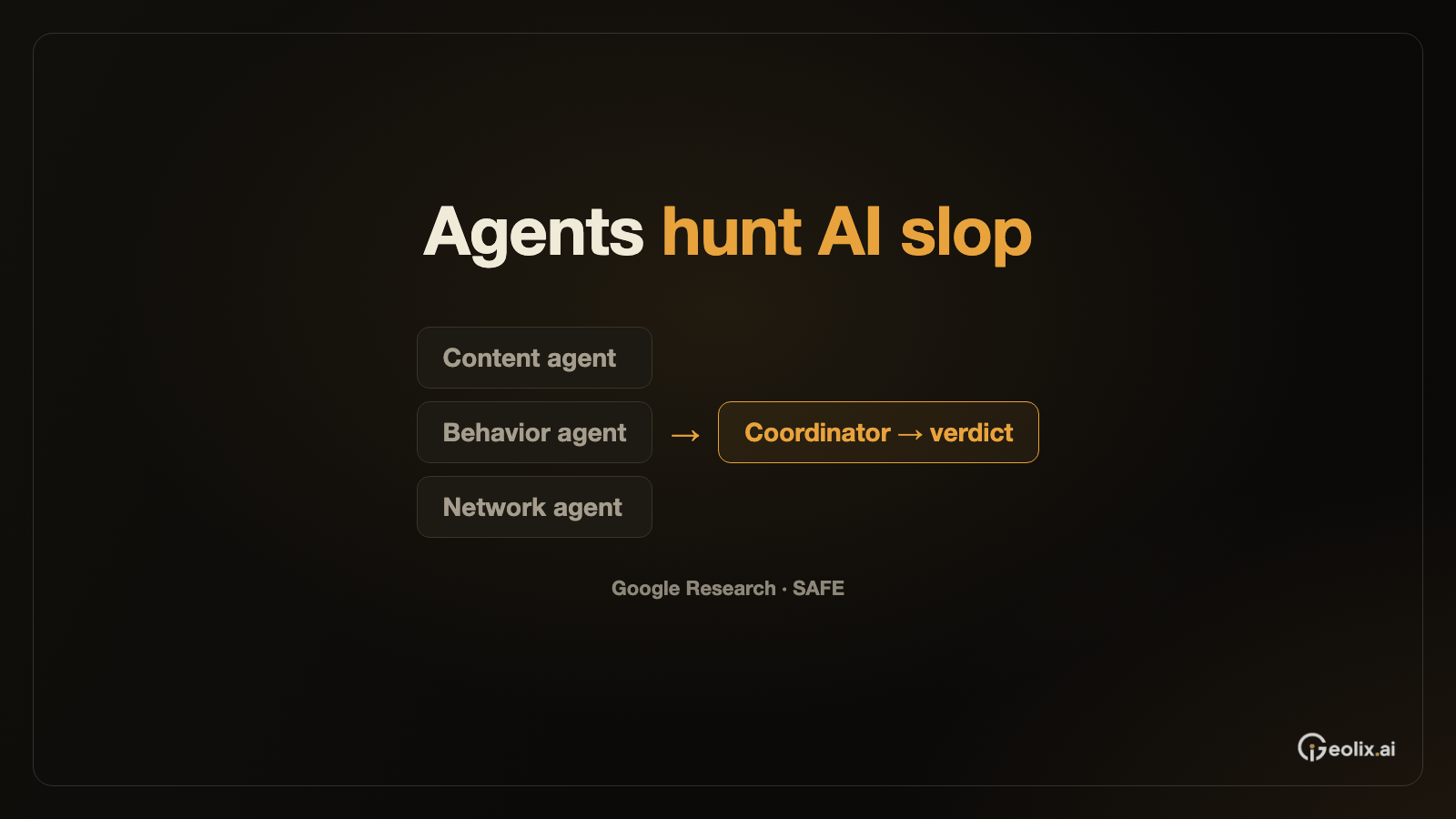 Google Describes AI Agents That Trace AI Slop Networks
