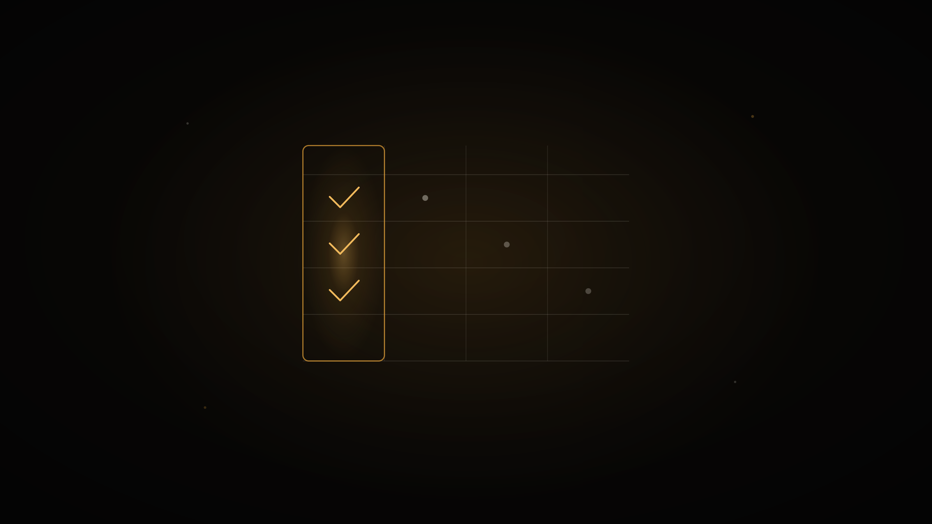 An evaluation matrix with a gold criteria column for APAC fintech GEO providers