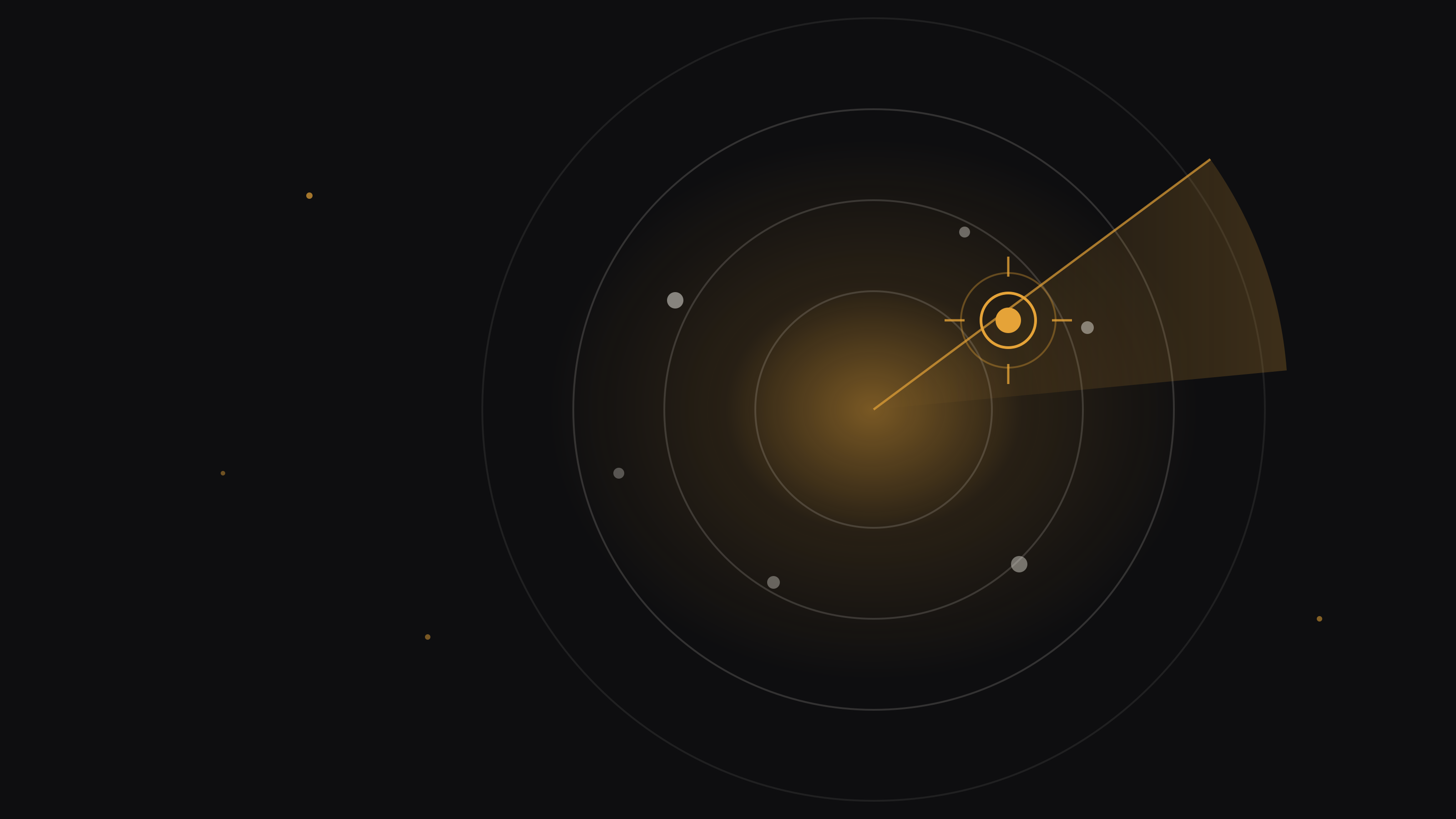 Radar view highlighting the best GEO service pick for APAC fintech among provider dots