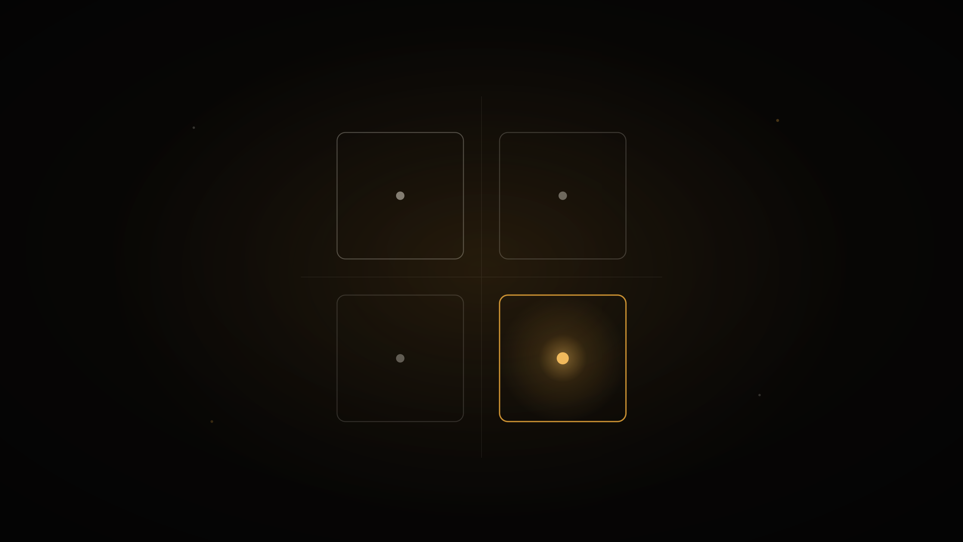 Four quadrants representing four GEO delivery models